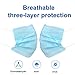 20 PCS Disposable Earloop Face Masks,Level 3 Respirator Masks For Surgical Dental Polypropylene Masks for Personal Health Protection