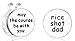 ELOI Golf Ball Markers Nice Shot Dad Golfer Gift with Magnetic Hat Clip Father's Day Christmas Gift for Daddy Golf Lover