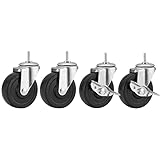 Replacement Casters Designed for Shelving
