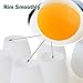 KindGa Silicone Wine Glasses Set of 6 Unbreakable Stemless Outdoor Rubber White Wine Cups,100% Silicone Dishwasher Safety - Foldable Shatterproof Party Cups for Travel Camping Pool Picnic/ 12 oz