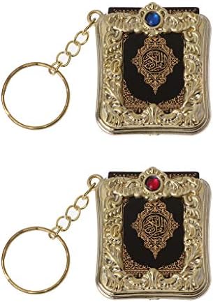Mini Ark Quran Book Real Paper Can Read Arabic The Koran Keychain Muslim Jewelry