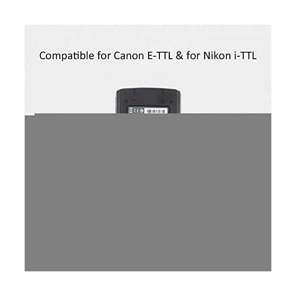 Kamerablitz Tr-982ii TTL 1/8000 Wireless Master Slave Blitz Speedlite für für Canon für Nikon SLR Kamera Schwarz – Bild 3