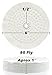 Buffing Wheels for Bench Grinder - 6 Inch Extra Thick Buffing Wheel Fine Cotton Sewn Rigid Treated Spiral with a 1/2” Center Arbor Hole - 80 Ply Polishing Wheel for Bench Grinder – by Drixet