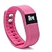 BlueWeigh Rainbow Fitness Activity Tracker with Sleep Monitor, Pink