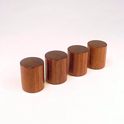 Lamp Finial, Black Walnut, Drum Pattern 7