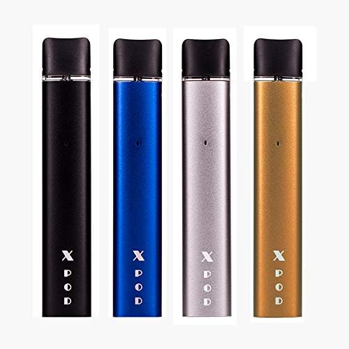 KACIG Ultra Thin Mini E Cigarettes Starter Kit, 300 Puffs Vape One Time 0.8ml Tank Automatic Smoking System, 280mAh Portable E-cig Pen, No Nicotine No E-Liquid (Silver)