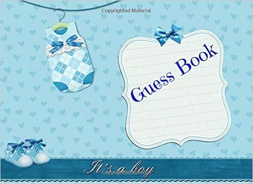 Guess Book It S A Boy With Blue Background Name Relationship