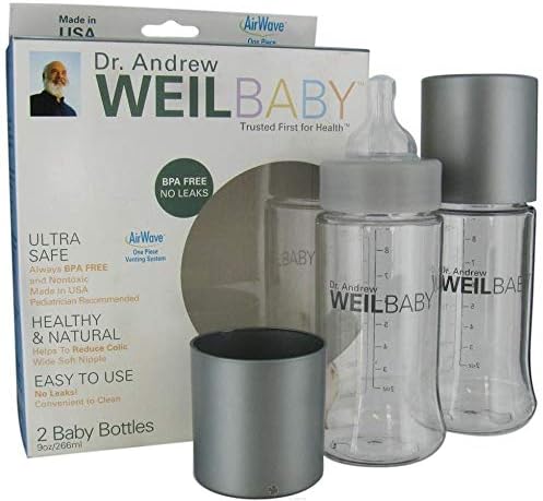 Dr Andrew 9 oz Pack of 2 Baby Bottle 