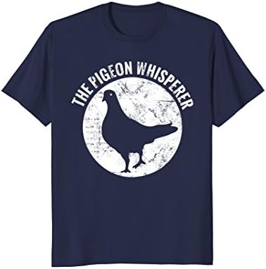 Mens Pigeon Whisperer T-shirt. racing fancy homing trainer tshirt XL Navy