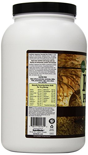 Nutribiotic Rice Protein, Chocolate, 3 Pounds