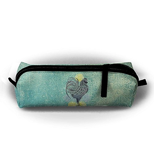 Funny Student's A Magnificent Rooster Chicken Clipping Flower Pencil Case For Children Cool Pencil Bags