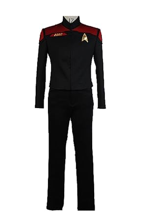 Elecos Star Trek Online schließliche Entscheidung Kostüm Version B Karneval Party delux Herren Schwarz XL