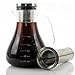 Stonn & Wolln Cold Brew Coffee Maker, Glass Carafe, 1.5L, Clear, Modern, No-Spillage Lid & Ergonomic Spout