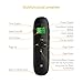 Presentation Remote, Doosl Rechargeable Wireless Presenter with LCD Display, 2.4GHz Wireless USB Powerpoint PPT Clicker Remote Control (Black)