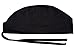 Hurricane Caps Scrub Cap, Black Solid