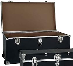 Seward Trunk Traveler Trunk, 31.5 x 16.5 x 17
