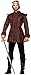 Forum Novelties Men's Medieval King Costume Coat, Brown, Standard