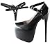 Detachable Reusable ShooStraps/Belts Loose Heels & Flats Shoe Holders Double Black