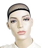 3 Pack Open end Black Mesh Net Wig Cap Liner