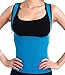 LAZAWG Womens Slimming Sweat Vest Hot Neoprene Shirt Body Shapers for Weight Loss Blue XXX-Large