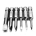 Toolcool 6 Pcs Slotted Screwdriver Bit Set Magnetic Flat Head Bits 2.0-6.0mm S2 Alloy Steel 1/4 Inch Hex Shank 2 Inch long