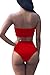 Pink Queen Women's Removable Strap Wrap High Waist Bikini Set Swimsuit Rose S