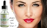 Ácido Hialurónico El Mejor Suero Anti-Envejecimiento Para La Piel Clínicamente Comprobado- Suero Anti-Arrugas Con Vitamina C + Vitamina E + Te Verde + Aceite de Jojoba 100% Orgánico 1 oz.