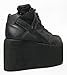 Y.R.U. Shoes YRU QOZMO Lace Up High Flatform Platform Sneaker
