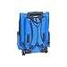 ALEKO PRB01BL Pet Travel Rolling Luggage Carrier Bag Backpack for Dogs and Cats, Blue