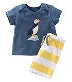 Fiream boys' Summer Cotton Stripe Short Set(5068TZ,2T)