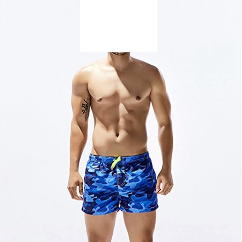 ZHANGJZJ Summer Camouflage Men's Board Shorts Swim Trunk Holiday Beach Fast Dry Men Swimming Shorts