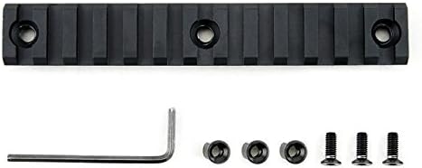 Picatinny Weaver Rail Section for Keymod Systems, single rail section for Keymod rails, 13 slots, 3 screws (1 Pcs)