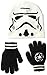 STAR WARS Kids Stormtrooper Hat and Glove Set, White, One Size