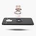 Newseego Compatible Samsung S9 Case,360° Adjustable Ring Stand,Frosting Thin Soft Protective and Finger Ring Holder Kickstand Fit Magnetic Car Mount for Samsung S9-Black+Rose Gold