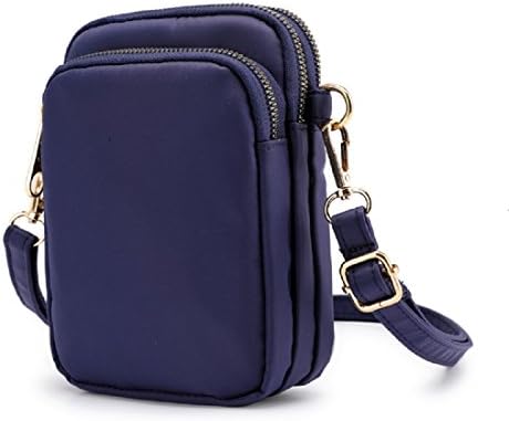 Cell Phone Purse Waterproof Nylon Small Crossbody Shoulder Bag Smartphone Holder Wallet For Women