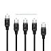 AUKEY USB C to USB C Cable, Type C Cable (5-Pack 3.3ft x 3, 6.6ft x 1, 1ft x 1) for MacBook Pro, Nintendo Switch, Nexus 6P 5X, Google Pixel and More
