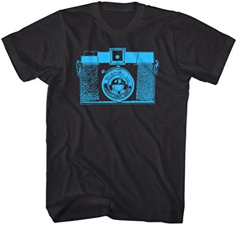 I Heart Analogue Men's Diana Camera Shirt. Black. Small.