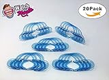 Watch Ya' Mouth Mouthpieces / Cheek Retractors 20-Pack Blue (Large Only) - Fun For Families, Adult, and Kids Game Night To Speak Out Phrases