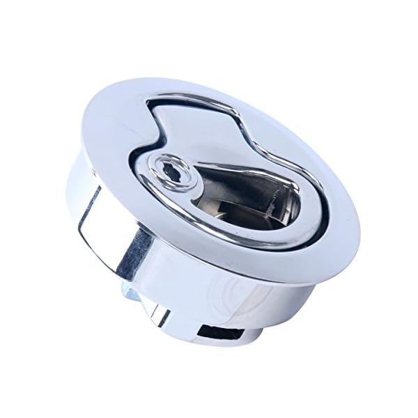 Amarine-made-Chrome-2-Flush-Pull-Slam-Latch-for-Boat-Deck-Hatch-14-Door-Locking-Style Amarine-made-Chrome-2-Flush-Pull-Slam-Latch-for-Boat-Deck-Hatch-14-Door-Locking-Style