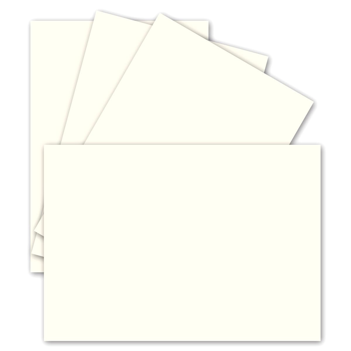 FarbenFroh by GUSTAV NEUSER 50 single cards DIN A6-10.5 x 14.8 cm 240 g/m² natural white cardboard craft paper craft cardboard craft cards blank postcards