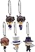 Case Closed Great Detective Conan 2016 Gashapon Keychain Figure ~1.5