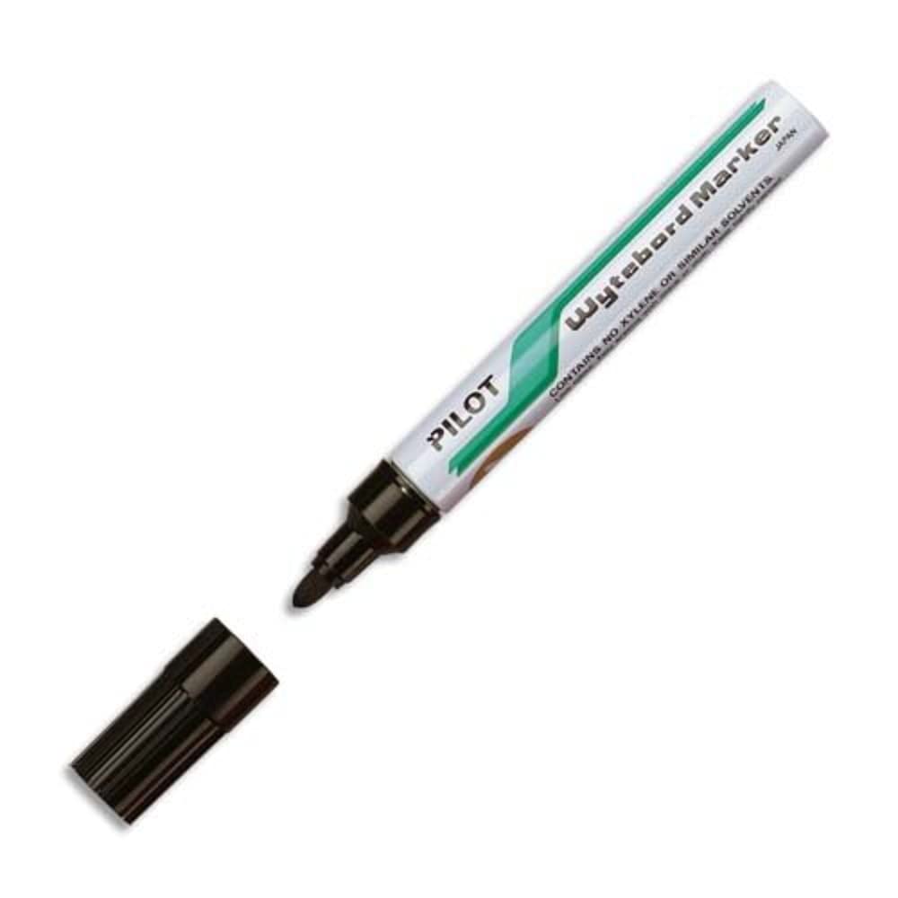 Pilot Whiteboard Marker Bullet 4.0 mm Tip - Black, Box of 12