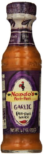 Nando s garlic peri peri sauce, 4.7 ounce (pack of 4)