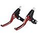 ycle Brake Levers Hand Brakes for ycles 2Pcs Aluminium Alloy MTB Bike ycle Cycling Brake Level Handles (Red) Kent ycle Brake Handle