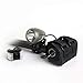 Bright Eyes Newly Upgraded and Fully Waterproof 1200 Lumen Rechargeable Mountain, Road Bike Headlight, 6400mAh Battery (Now 5+ Hours on Bright Beam). Free Diffuser Lens/TAILLIGHT (Black)