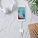 IWFYAN Compatible Dual Converter Headphone Earphone Adapter Accessories Cable Splitter Replacement for phone X 10 8/8Plus/ 7/ 7Plus , Support for iOS 11 or Later