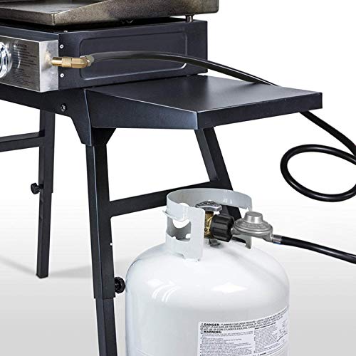 Elaeagnus 6 Feet Propane Adapter Hose with Regulator to Quick Connect for 17"/22" Blackstone