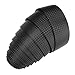 KINGOU Black Carbon Fiber PU Leather Road Bike Handlebar Tape Bar Tapes - 2PCS Per Set