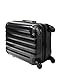 Genius Pack Hardside Luggage Spinner - Smart, Organized, Lightweight Suitcase - TSA Approved Maximum Allowance Cabin Size (Aerial - Jet Black)