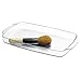 mDesign Cosmetic Organizer Tray for Vanity Cabinet to Hold Makeup, Beauty Products, Guest Towels - Clear